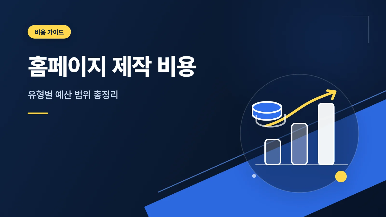 홈페이지 제작 비용