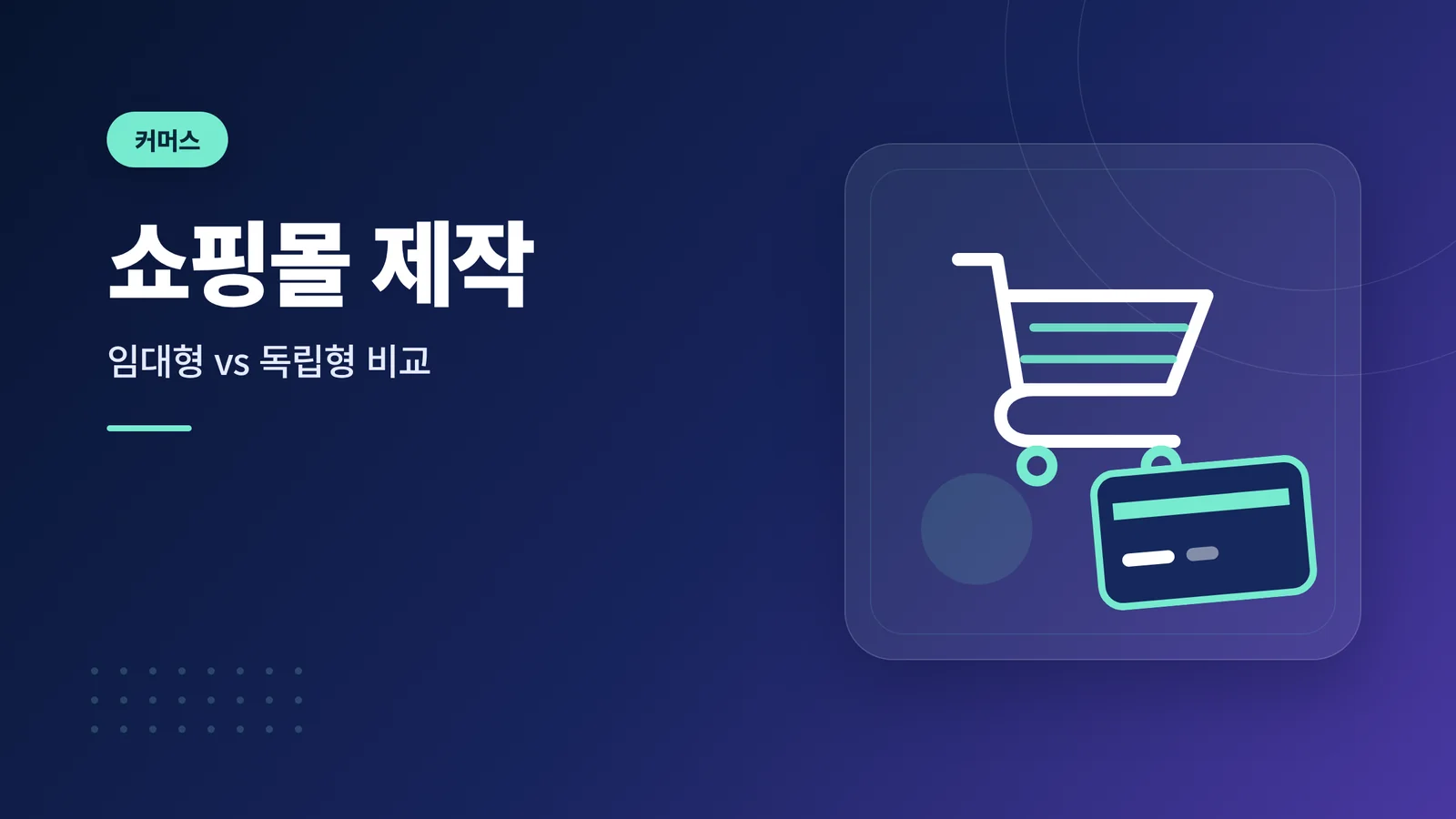 쇼핑몰 홈페이지 제작